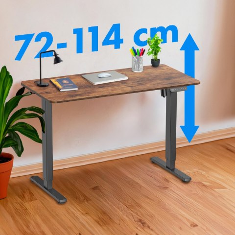 Biurko stolik Ergo Office elektryczna regulacja wysokości, do pracy stojąco siedzącej, max wys 114cm, ER-451 Biurko stolik Ergo Office elektryczna regulacja wysokości, do pracy stojąco siedzącej, max wys 114cm, ER-451
