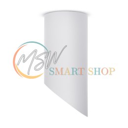 Oprawa natynkowa / tuba Maclean, punktowa, okrągła, aluminiowa, GU10, 55x130mm, kolor biały, MCE360 W
