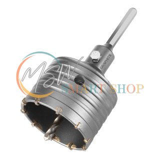 Otwornica widiowa 80 mm z adapterem HEX oraz wiertłem pilotującym