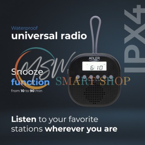 AD 1912 Radio fm wodoodporne - ipx4 AD 1912 Radio fm wodoodporne - ipx4
