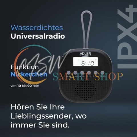 AD 1912 Radio fm wodoodporne - ipx4 AD 1912 Radio fm wodoodporne - ipx4