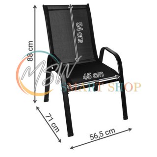 Zestaw krzeseł ogrodowych- 2szt. Gardlov 25290