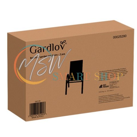 Zestaw krzeseł ogrodowych- 2szt. Gardlov 25290