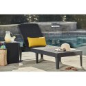 Leżak ogrodowy regulowany Jaipur Sun Lounger grafitowy