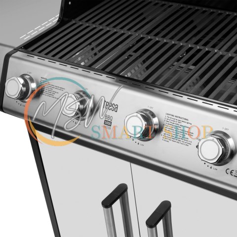 Teesa BBQ 5006 MASTER grill gazowy - 5 palników- miejsce na butlę Teesa BBQ 5006 MASTER grill gazowy - 5 palników- miejsce na butlę