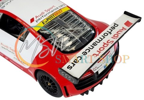 Auto R/C Audi R8 LMS Rastar 1:14 Biało-Czerwone Auto R/C Audi R8 LMS Rastar 1:14 Biało-Czerwone