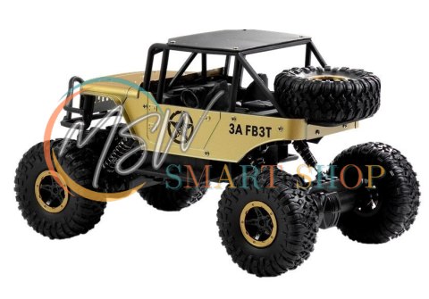 Auto Zdalnie Sterowane Jeep R/C 1:18 Złoty Auto Zdalnie Sterowane Jeep R/C 1:18 Złoty