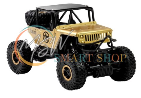 Auto Zdalnie Sterowane Jeep R/C 1:18 Złoty Auto Zdalnie Sterowane Jeep R/C 1:18 Złoty