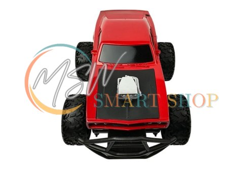 Auto Zdalnie Sterowane R/C 6.5 km/h Wysokie Koła Czerwone Auto Zdalnie Sterowane R/C 6.5 km/h Wysokie Koła Czerwone