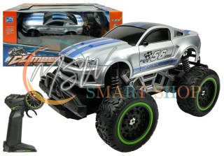Auto Zdalnie Sterowane R/C 6.5 km/h Wysokie Koła Srebrne