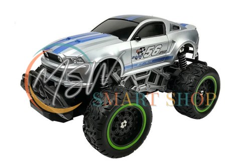 Auto Zdalnie Sterowane R/C 6.5 km/h Wysokie Koła Srebrne Auto Zdalnie Sterowane R/C 6.5 km/h Wysokie Koła Srebrne