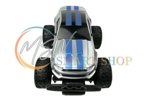 Auto Zdalnie Sterowane R/C 6.5 km/h Wysokie Koła Srebrne Auto Zdalnie Sterowane R/C 6.5 km/h Wysokie Koła Srebrne