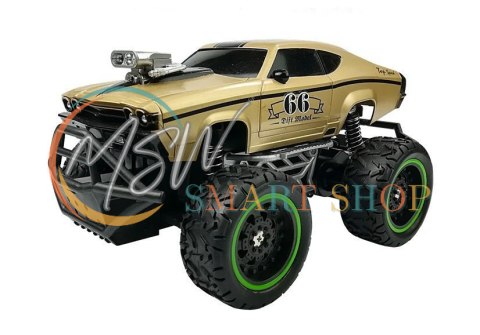 Auto Zdalnie Sterowane R/C 6.5 km/h Wysokie Koła Złoty Auto Zdalnie Sterowane R/C 6.5 km/h Wysokie Koła Złoty