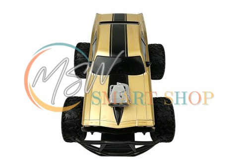Auto Zdalnie Sterowane R/C 6.5 km/h Wysokie Koła Złoty Auto Zdalnie Sterowane R/C 6.5 km/h Wysokie Koła Złoty