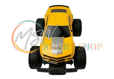 Auto Zdalnie Sterowane R/C 6.5 km/h Wysokie Koła Żółte Auto Zdalnie Sterowane R/C 6.5 km/h Wysokie Koła Żółte