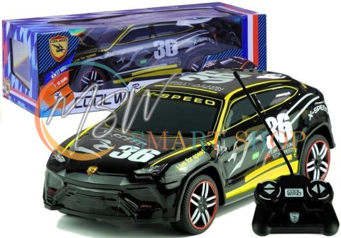 Auto Zdalnie Sterowane Sportowe Pilot R/C Czarne Auto Zdalnie Sterowane Sportowe Pilot R/C Czarne
