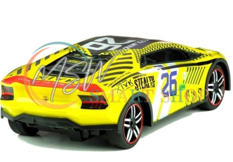 Auto Zdalnie Sterowane Sportowe Pilot R/C Żółte Auto Zdalnie Sterowane Sportowe Pilot R/C Żółte
