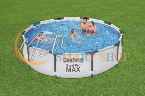 Basen Ogrodowy Stelażowy 305 x 76 cm Bestway 56406 Basen Ogrodowy Stelażowy 305 x 76 cm Bestway 56406