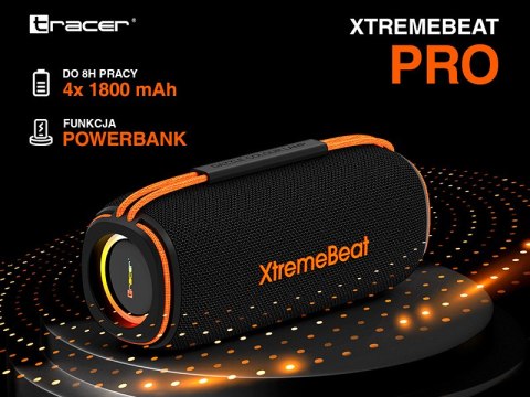 Głośniki TRACER XtremeBeat PRO TWS BT RGB BLACK Głośniki TRACER XtremeBeat PRO TWS BT RGB BLACK