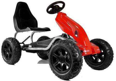 Gokart na Pedały B012 Pompowane Koła Czerwony Gokart na Pedały B012 Pompowane Koła Czerwony