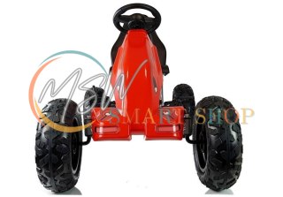 Gokart na Pedały B012 Pompowane Koła Czerwony
