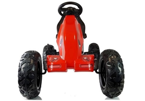 Gokart na Pedały B012 Pompowane Koła Czerwony Gokart na Pedały B012 Pompowane Koła Czerwony