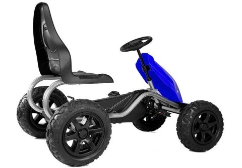 Gokart na Pedały B012 Pompowane Koła Niebieski Gokart na Pedały B012 Pompowane Koła Niebieski