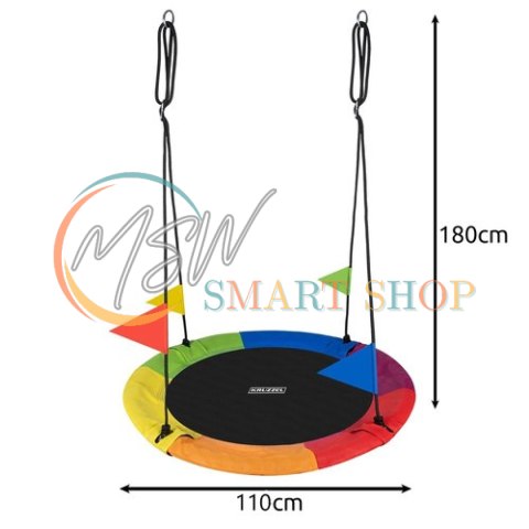 Huśtawka bocianie gniazdo 110cm Kruzzel 25284