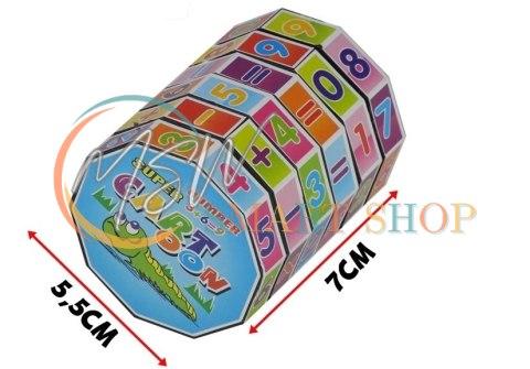 Kostka Edukacyjna Walec Matematyczny Układanka Kostka Edukacyjna Walec Matematyczny Układanka
