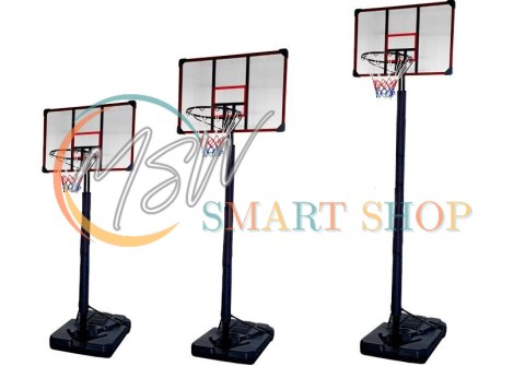 Kosz do Koszykówki Mobilny Regulowany Stojak 200-305cm Kosz do Koszykówki Mobilny Regulowany Stojak 200-305cm