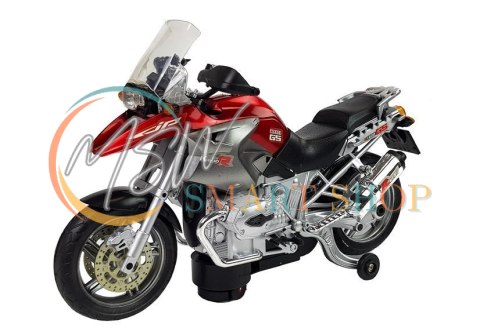 Motocykl Na Baterie Światła Muzyka Czerwony Motocykl Na Baterie Światła Muzyka Czerwony