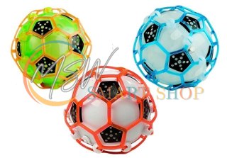 Skacząca Tańcząca Piłka Football Gra Świeci