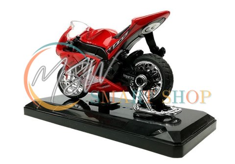 Sportowy Motocykl z Dźwiękami 1:18 4 Kolory