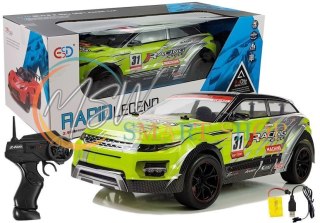 Zdalnie sterowane Autko Rajdowe 1:10 Zielone R/C