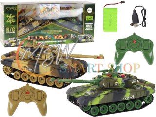 Zestaw Czołgi Walczące Zdalnie Sterowane Czołg War Tank RC Bitwa Podczerwień