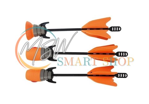 Zestaw Łuk 3 Strzały Sportowy Pomarańczowy 58 cm Zestaw Łuk 3 Strzały Sportowy Pomarańczowy 58 cm