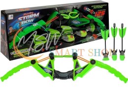 Zestaw Łuk 3 Strzały Sportowy Zielony 58 cm