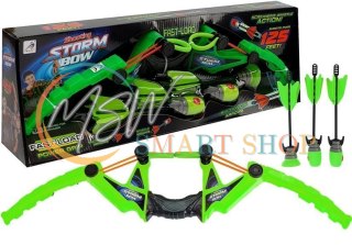 Zestaw Łuk 3 Strzały Sportowy Zielony 58 cm