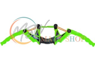 Zestaw Łuk 3 Strzały Sportowy Zielony 58 cm