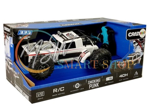 Auto Buggy Zdalnie Sterowany 1:12 2.4G Biały 20 km/h Para Wodna