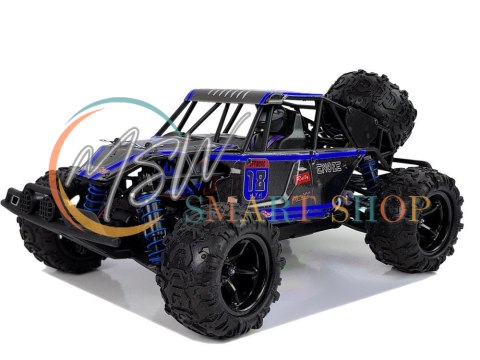 Auto Terenowe Buggy Zdalnie Sterowane 1:18 Niebieskie ENOZE 9303E 45 km/h