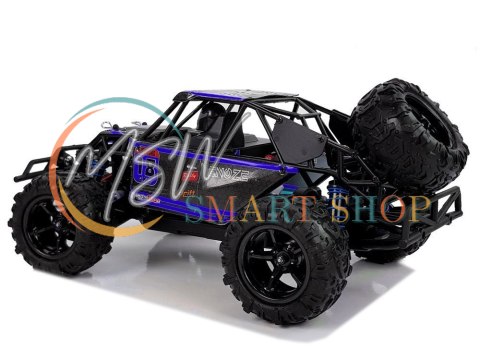 Auto Terenowe Buggy Zdalnie Sterowane 1:18 Niebieskie ENOZE 9303E 45 km/h