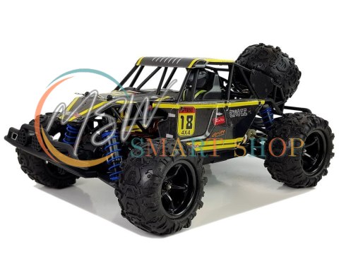 Auto Terenowe Buggy Zdalnie Sterowane 1:18 Żółty ENOZE 9303E 45 km/h