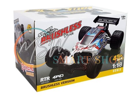Auto Terenowe Buggy Zdalnie Sterowane 1:18 Żółty ENOZE 9303E 45 km/h