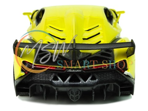 Auto Zdalnie Sterowane Lamborghini Veneno Żółte 2,4 G Pilot Kierownica Dźwięk Światła Auto Zdalnie Sterowane Lamborghini Veneno Żółte 2,4 G Pilot Kierownica Dźwięk Światła