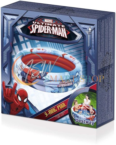 Basen Dmuchany Spider-Man 122 x 30 cm Bestway 98018 Basen Dmuchany Spider-Man 122 x 30 cm Bestway 98018
