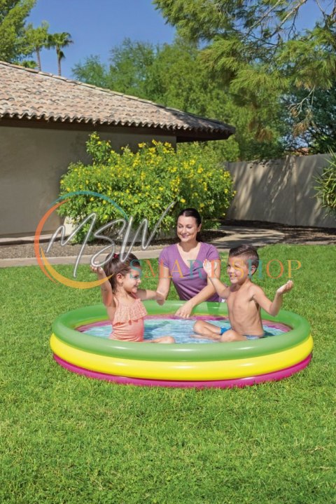 Basen Dmuchany Tęcza 152 cm x 30 cm Bestway 51103