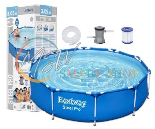 Basen Ogrodowy Stelażowy 305 cm x 76 cm Bestway 56679