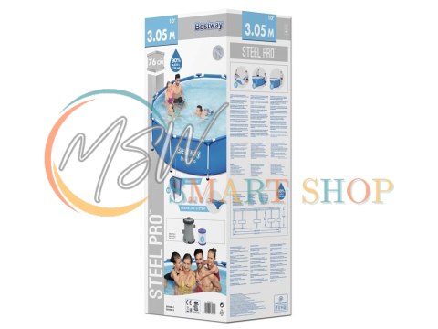 Basen Ogrodowy Stelażowy 305 cm x 76 cm Bestway 56679 Basen Ogrodowy Stelażowy 305 cm x 76 cm Bestway 56679