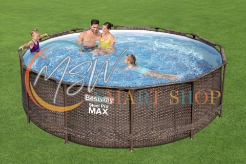 Basen Ogrodowy Stelażowy 366 x 100 cm Bestway 56709 Basen Ogrodowy Stelażowy 366 x 100 cm Bestway 56709